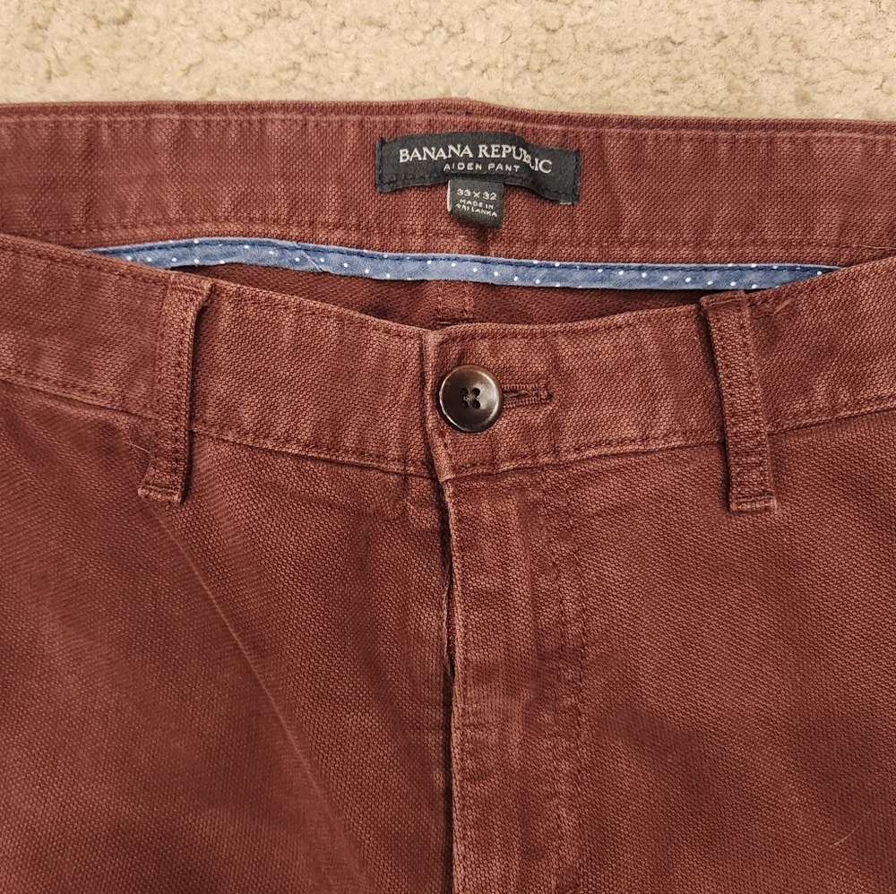 Banana Republic Burgundy Pants
